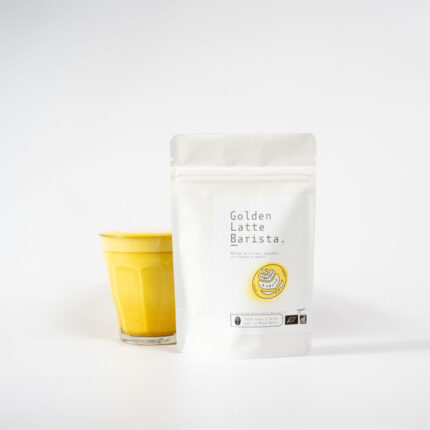 Golden Latte Barista – Curcuma & mélange d’épices – 100% Bio – 100g