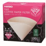 HARIO - 5*100 filtres naturels pour Dripper 1/4 tasses
